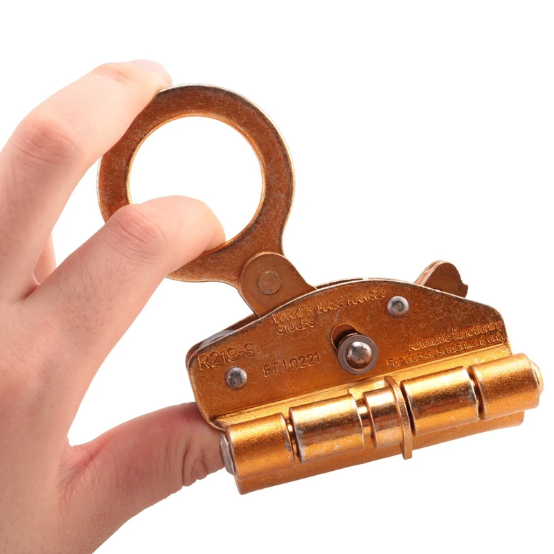 25KN Rock Rock กลางแจ้งปีนต้นไม้ Arborist 1/2 - 5/8 นิ้วเชือกคว้า Ascender Rigger Self-Locking อุปกรณ์ Fall Arrest Kit