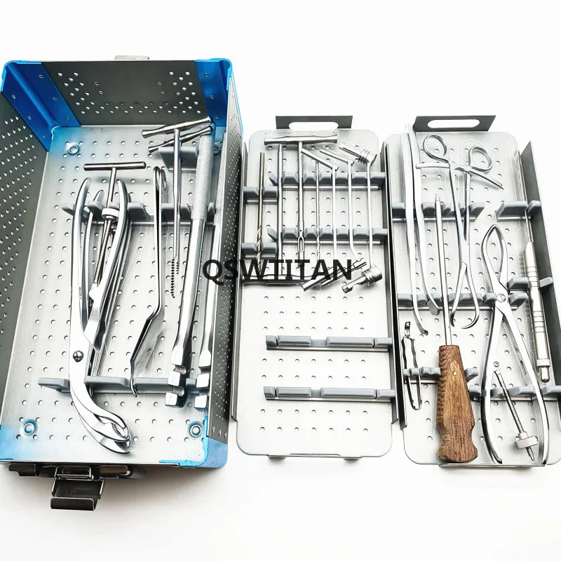 Orthopedic Large Fracture Instrument Surgical Bone Fracture Orthopedic Instrument Set Veterinary Surgical Instrument