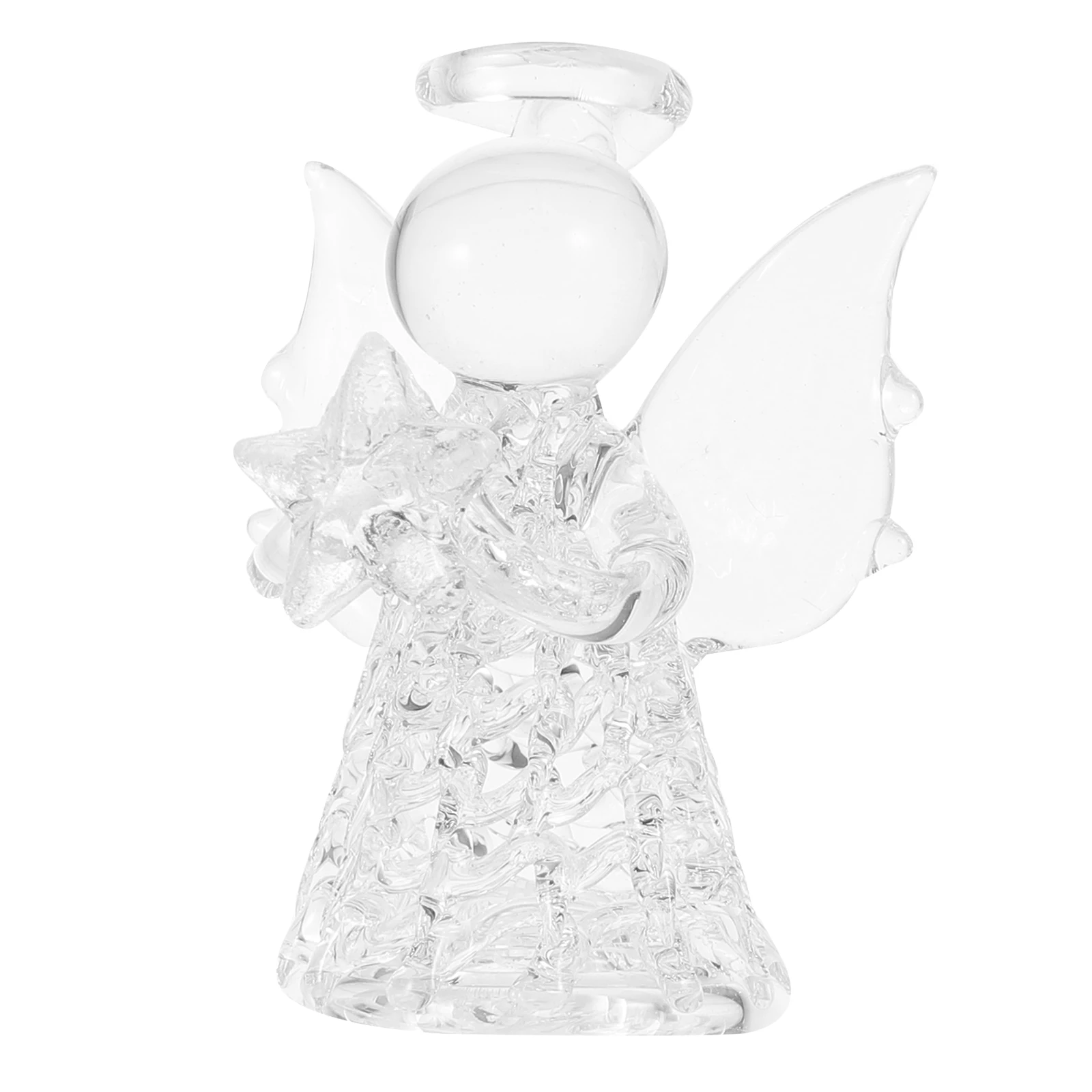 

1pc glass Angel Wind Chime Decorations Christmas tree hanging pendants Ornament Wedding Party Pendant Hanging Wind Chime