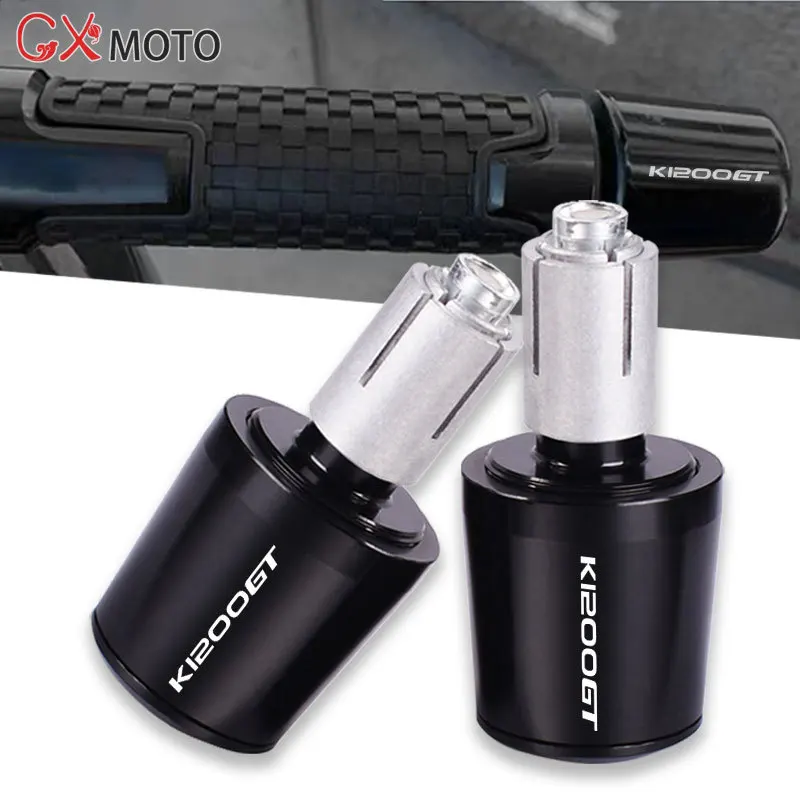 For BMW K1200GT K 1200GT K1200 GT 2006 2007 2008 2009 2012-2020 Motorcycle CNC Handle Bar Handlebar Grips Cap End handle Plugs