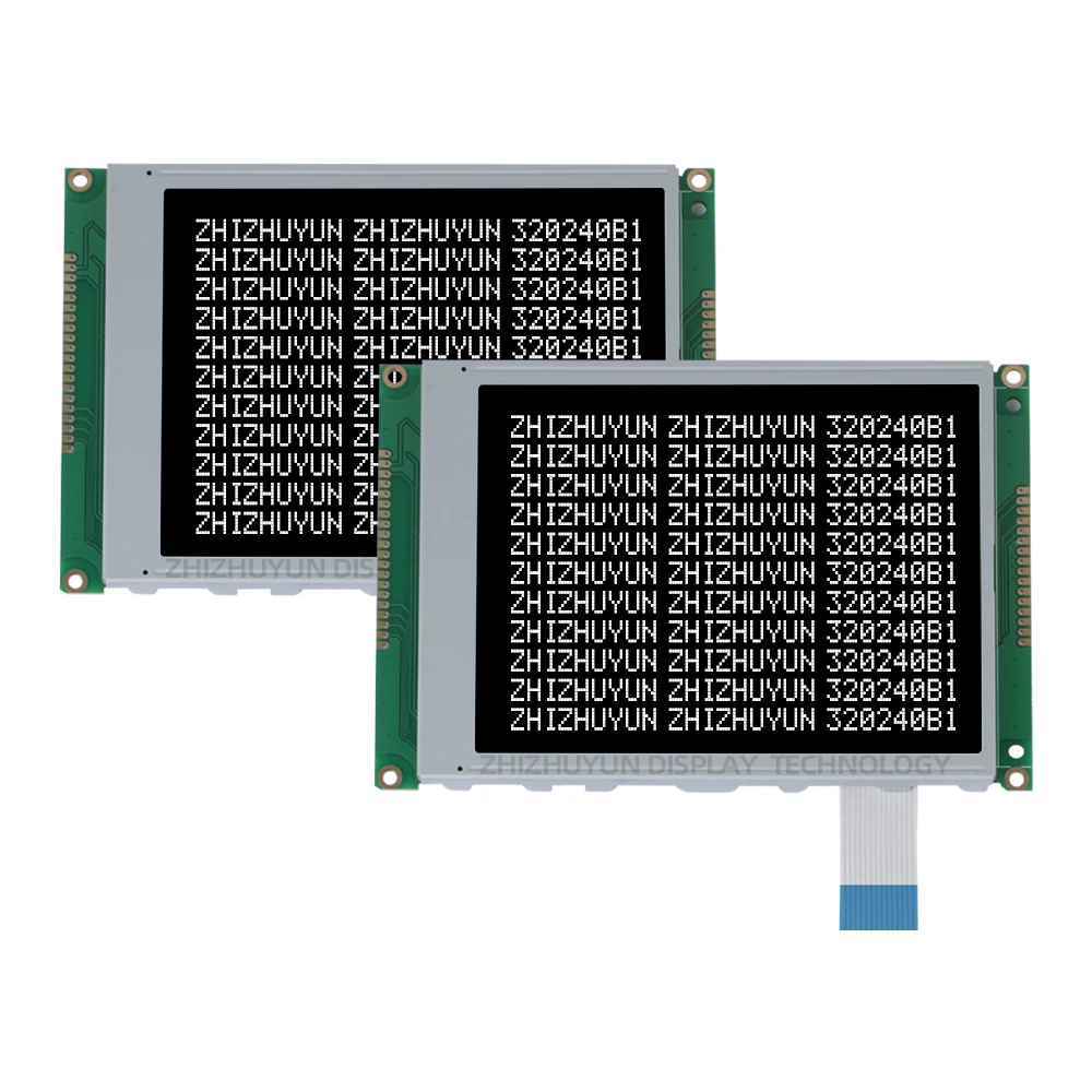 Módulo Grid Lattice com tela monocromática LCM, filme cinza com letras pretas, garantia de 3 anos, 320240B1, 5V