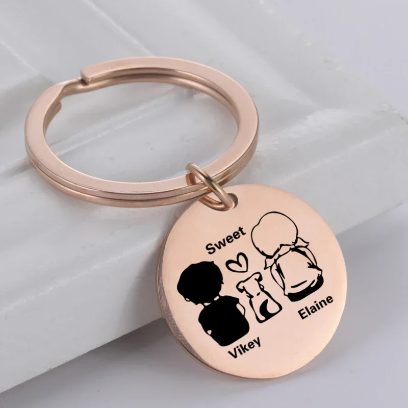 

Portable Tag Keychain QR Code Scanning Anti Loss Information Editing Pattern Text Customization Free Support Customer Design