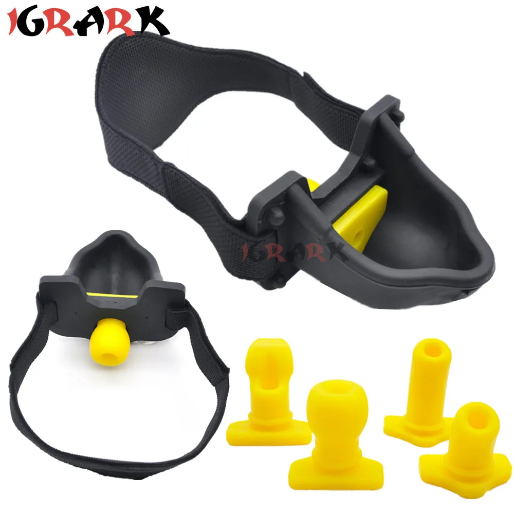 4pcs Silicone Piss Urinal Bite Plug Mouth Gag Ball Slave BDSM Bondage Fetish Harness Adult Erotic Games Sex Toys For Women Men