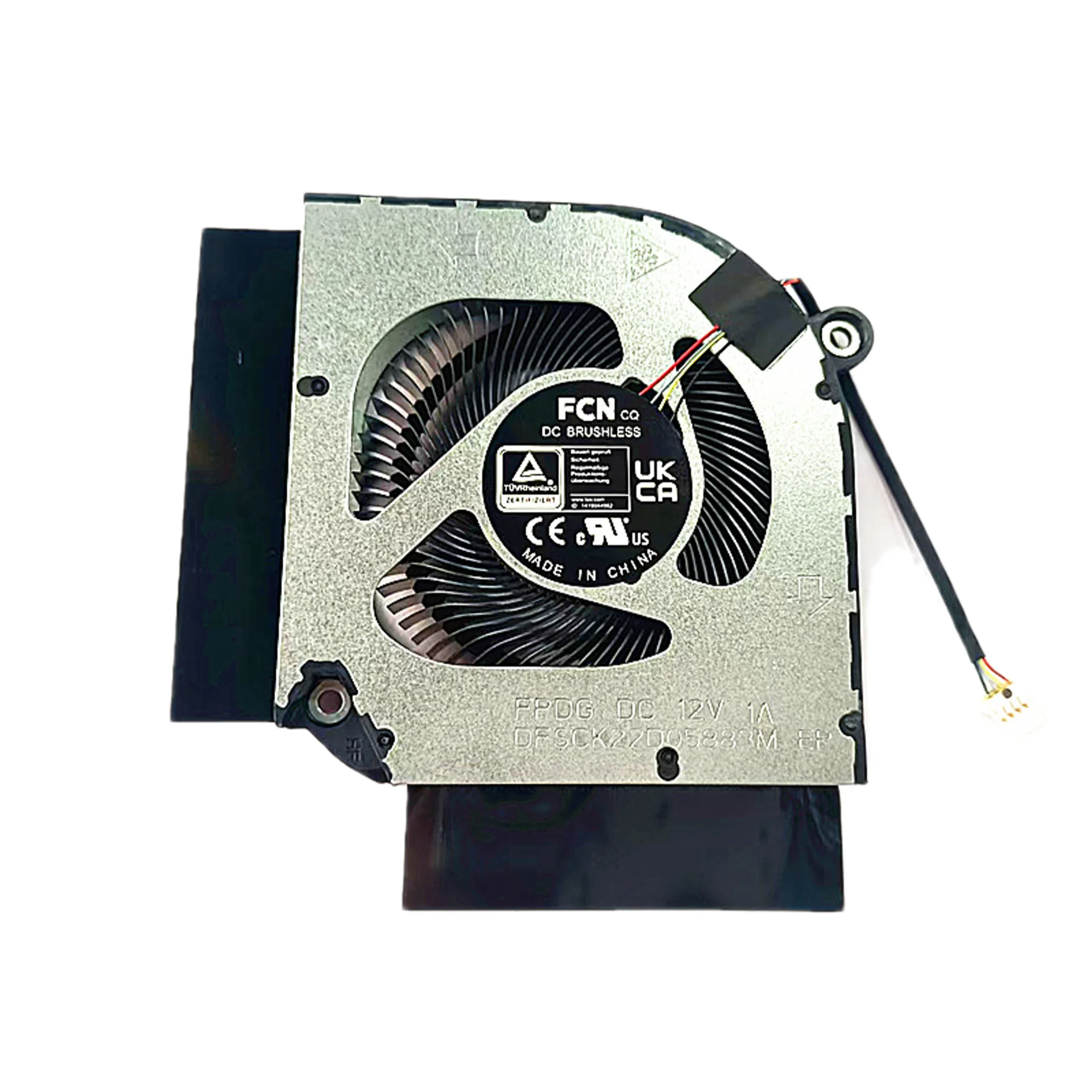 Original 12V Cooling Fan for Acer Predator PH317-55/PH315-55/PH317-56 & Nitro AN515-58 - OEM Replacement & PWM Control