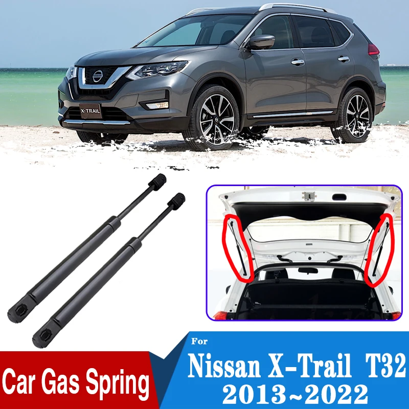 

For Nissan X Trail T32 Rogue 2013~2022 2018 2020 Car Rear Trunk Tailgate Boot Gas Shocks Struts Damper Lift Supports Accessories