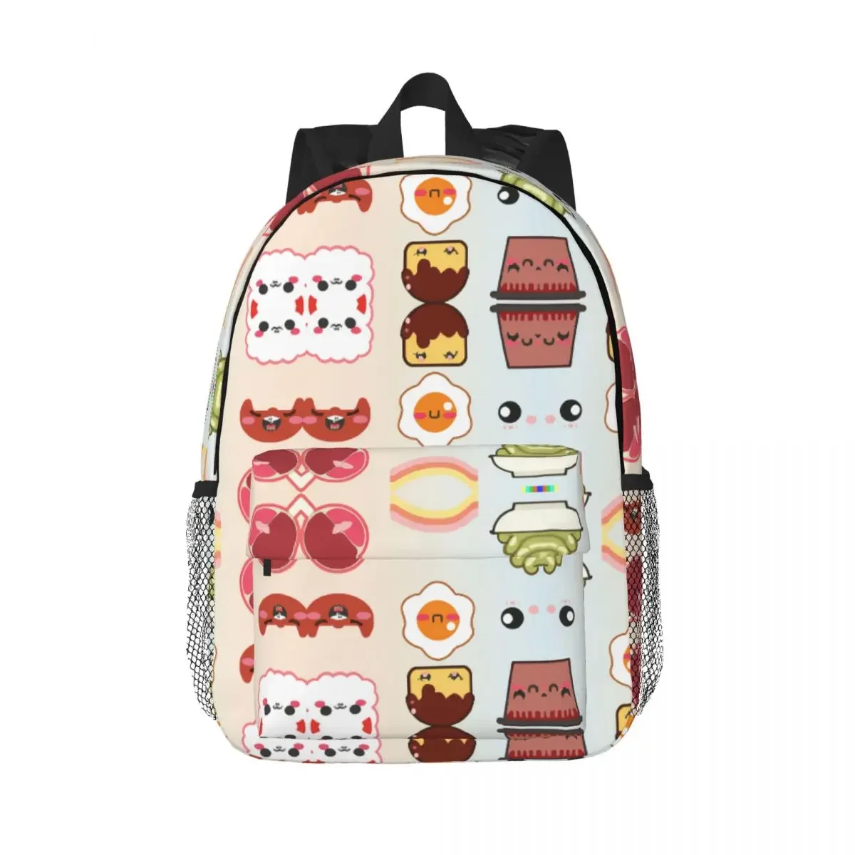 Kawaii Food Take A Break Sushi Cats Graphic Backpacks Teenager Bookbag Cartoon Students School Bags Travel Rucksack Shoulder Bag