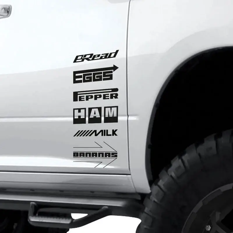 

Funny Advertising Sponsors Vinyl Sticker Pack, Funny Sponsors Decal For Car JDM Decorative, Car Accessories Decal Decor