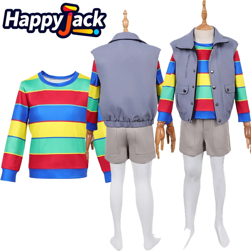 

ST 5, Дерек, красочный свитшот для косплея, топ, серый жилет, одежда, наряды на Хэллоуин, карнавальная вечеринка, униформа, костюм