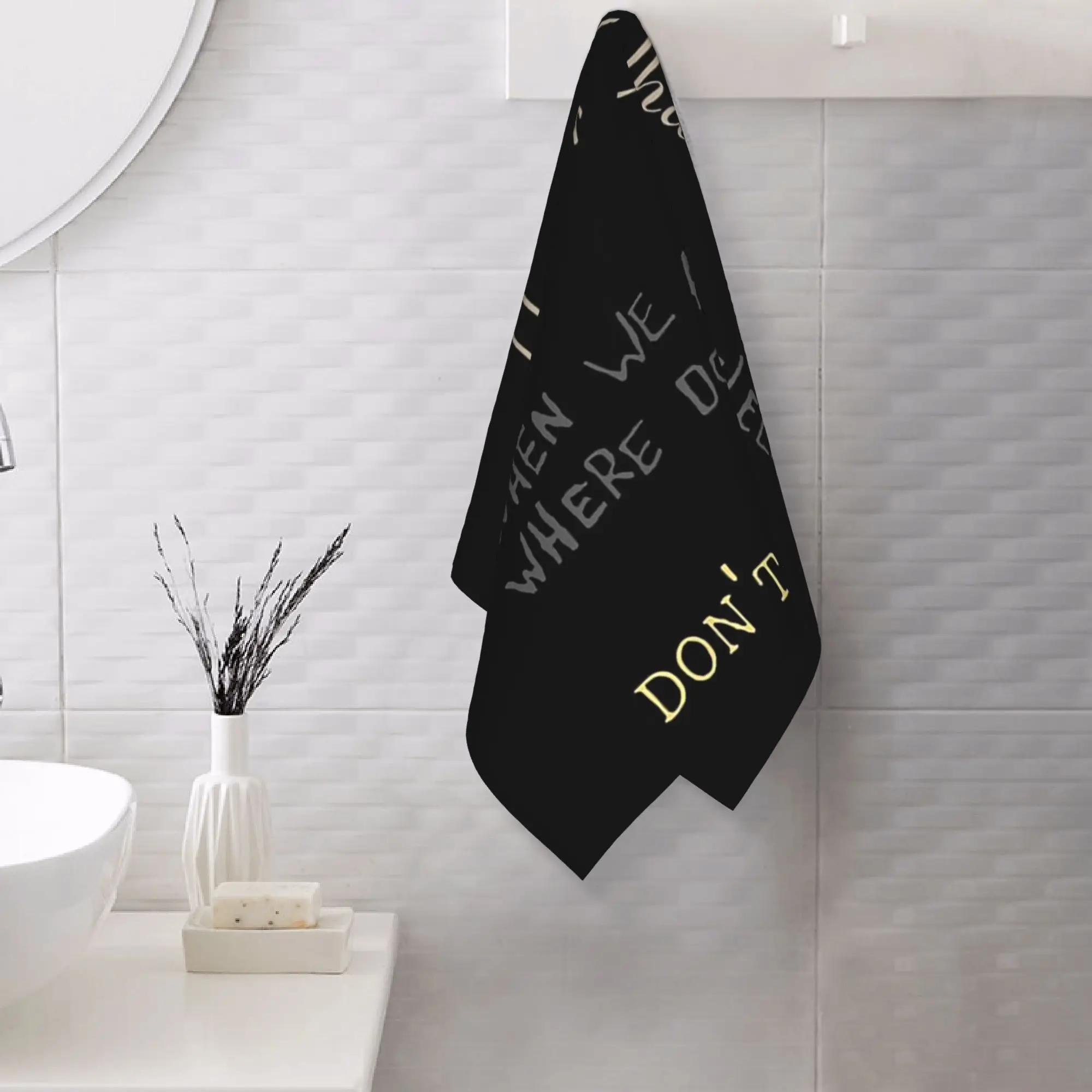 Custom Billie's Albums Soft Face Towel Quick Dry Pool Bath Cotton Towels Absorbent