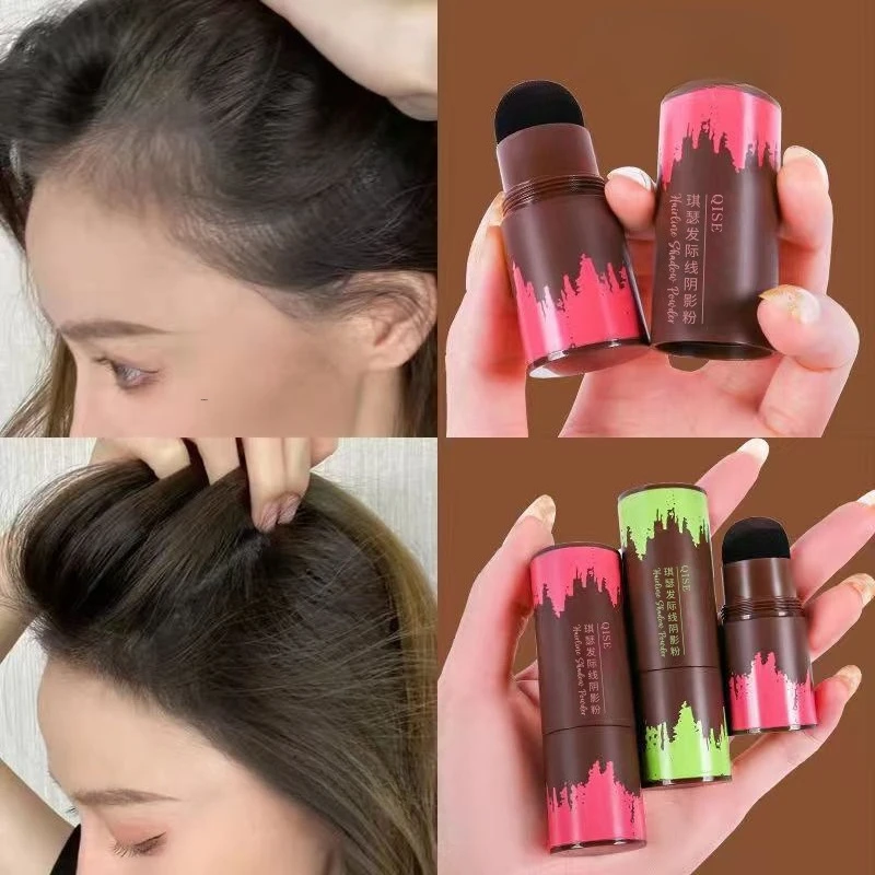 1Pc Instant Haarlijn Poeder Snel Bedekkende Haarwortel Concealers Wenkbrauw- en Baardlijnen en Langdurig Wind- en Zweetbestendig