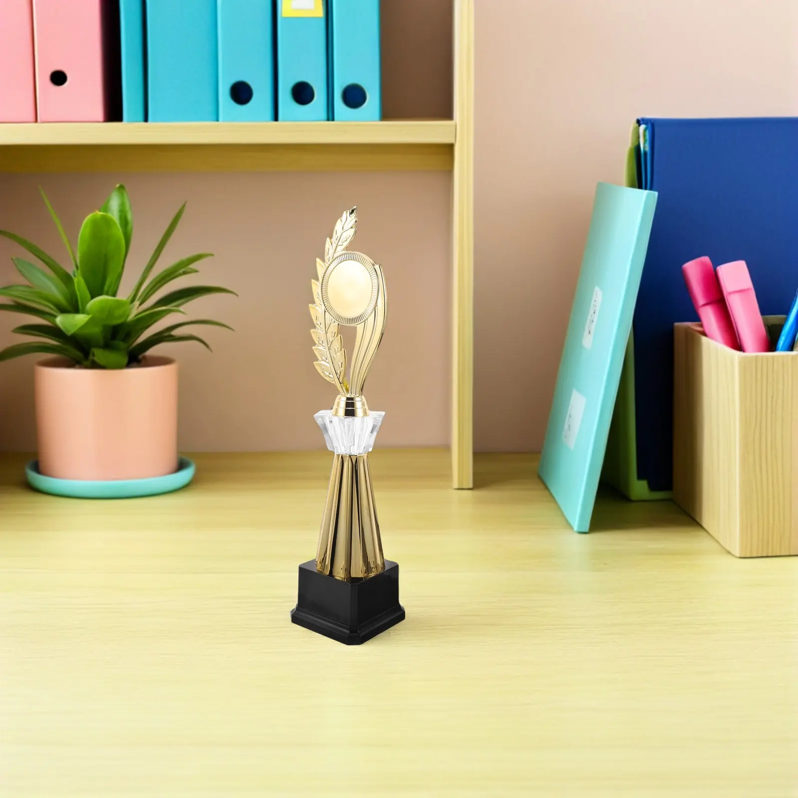ear-award-trophy-lightweight-plastic-golden-trophy-for-kids-school-competition-sport-tournament-party-favor-winning