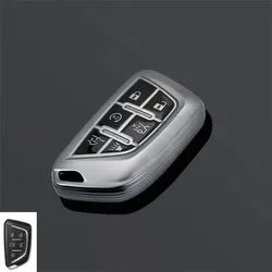 Car Key Fob Cover Case for Cadillac Escalade CT4 CT4-V CT5 XTS CT6 C8 for GMC Yukon 2021 2022 2023 2024 Accessories