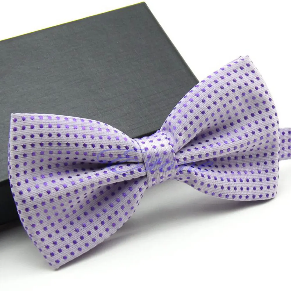 

Y1UB Fashion Men's Adjustable Tuxedo Polka Dots Wedding Party Bowtie Bow Tie