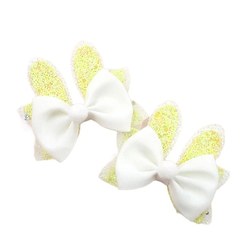 

2pcs Easters Themed Bunnies Hair Clip Stage Performances Festival Hairpin Y166