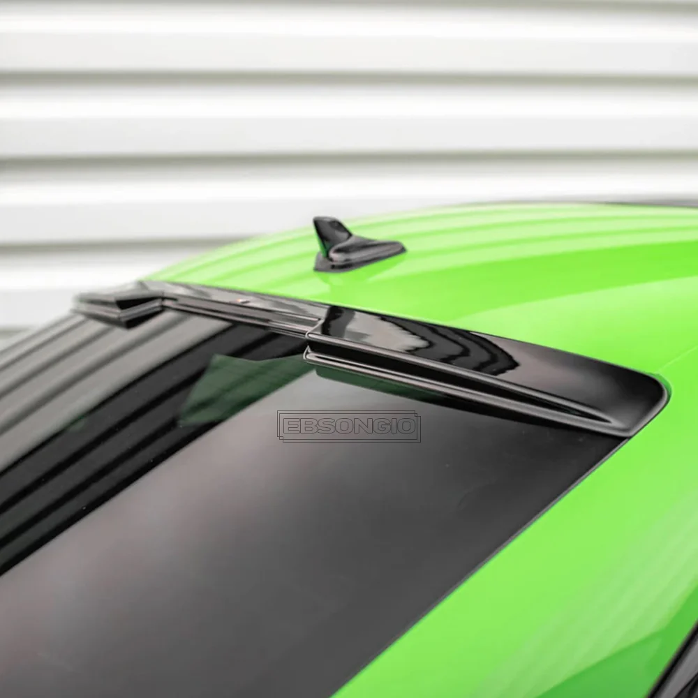 For Audi A3 RS3 S3 8Y Sedan 2021-2024 Rear Window Roof Spoiler Wings ABS Material Black Car Tuning Parts Body Kit Decorative view 5
