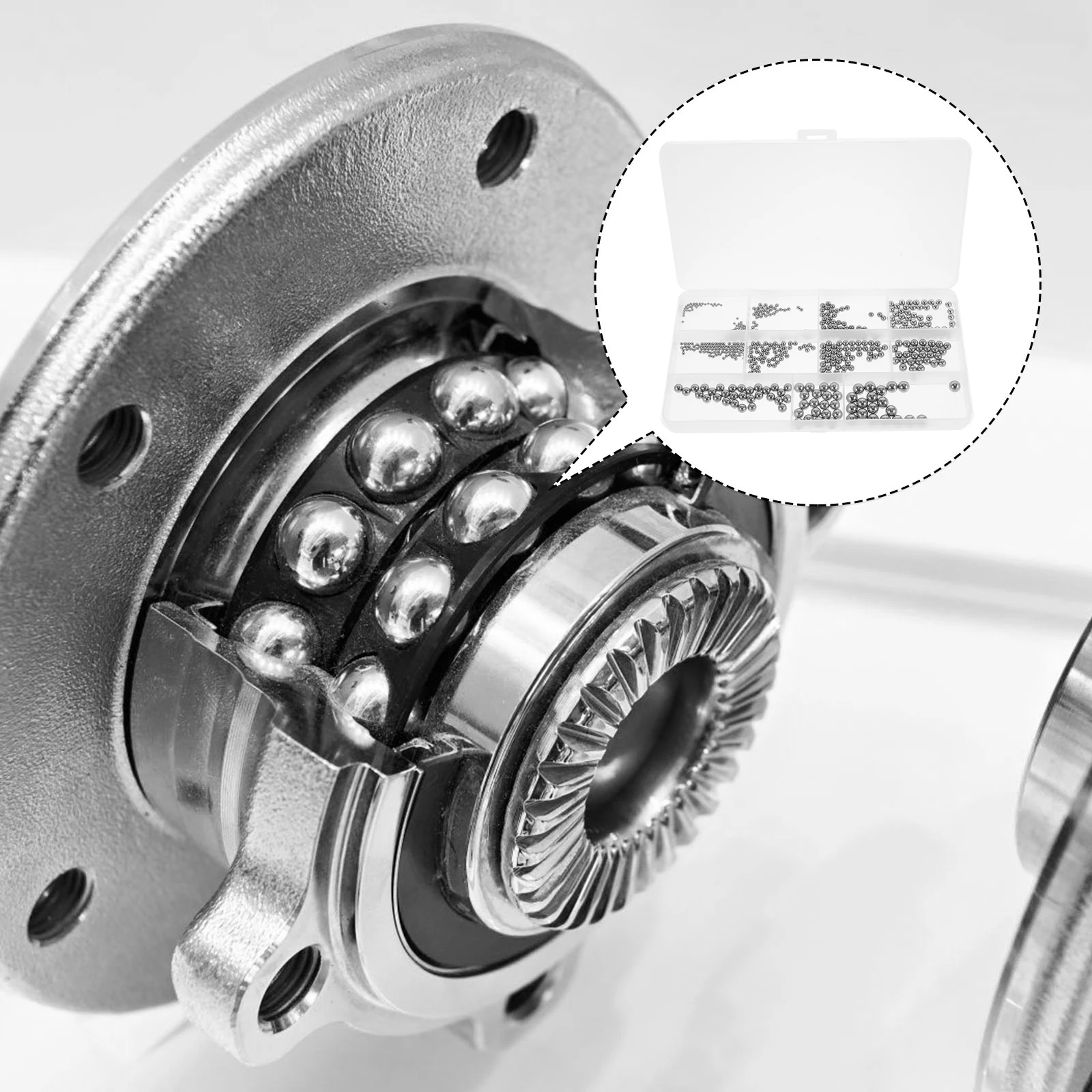 

510Pcs Premium Stainless Steel Balls for Bearings Smooth Round Beads Suitable Bicycles Motorcycles Door Locks Drawer Slides