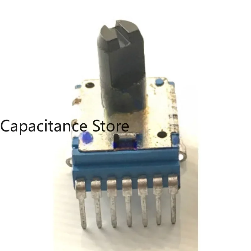 

5PCS Volume adjustment of RK14 vertical rotary potentiometer double B10K axis length 13MM 7-pin electronic organ.