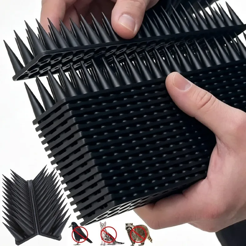 Plastic Effective Bird Repeller Garden Bird Pigeon Spikes Roof Window Balcony Anti Bird Spikes Pest Deterrent Fence Wall Traps