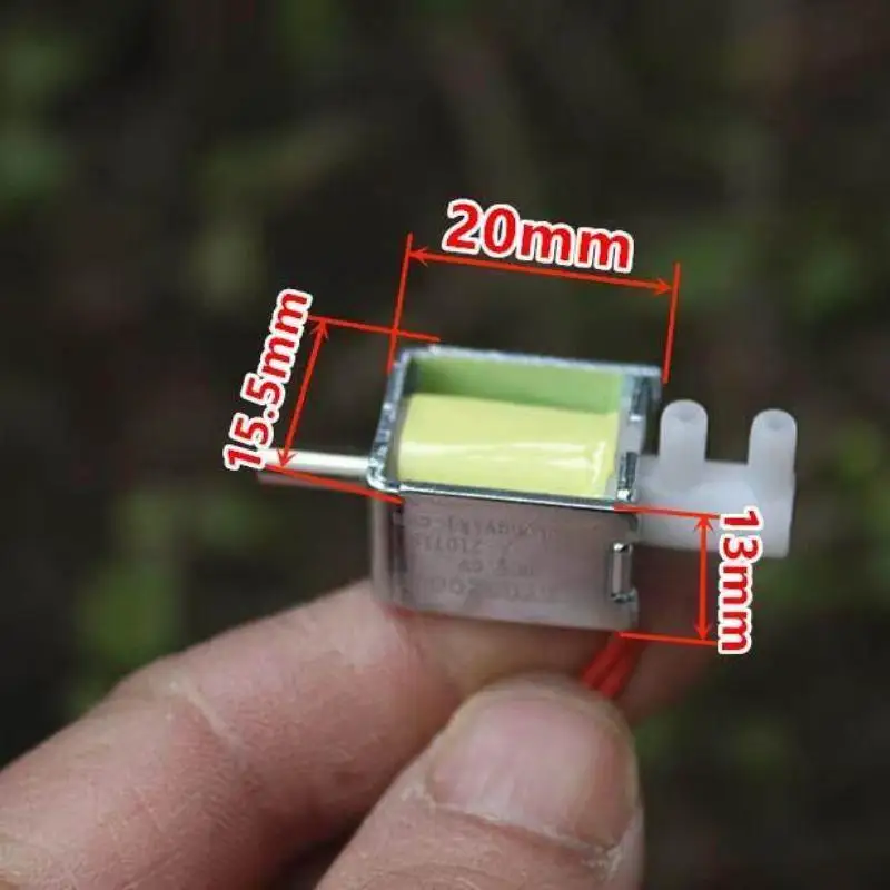 New#1Pc 2-Position 3-Way Air Water Flow Control Micro Valve DC 5V 6V Mini Electric Solenoid Air Valve DIY Blood Pressure Monitor