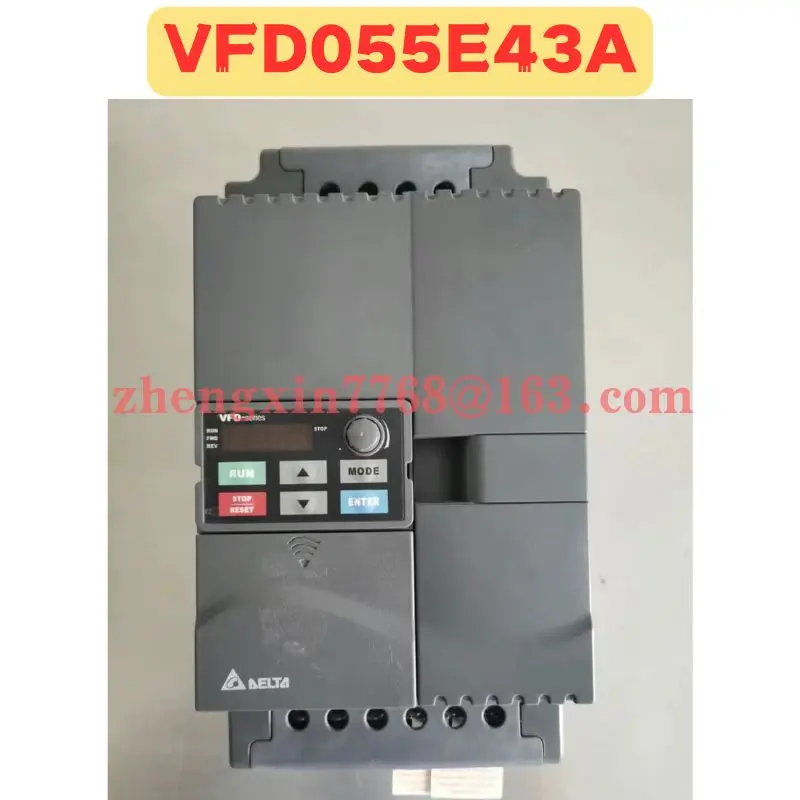Used Frequency Converter VFD055E43A Normal Function Tested OK