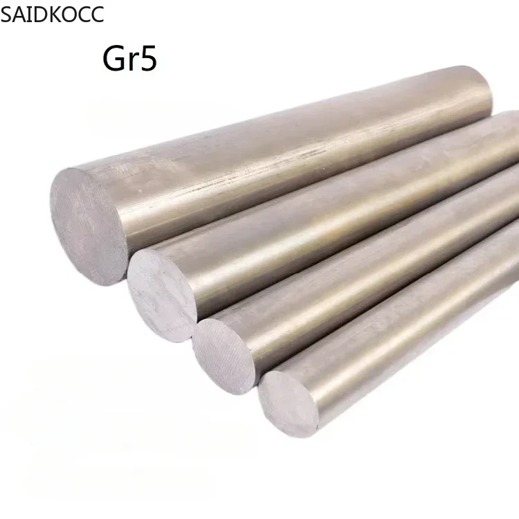 SAIDKOCC 18mm 20mm 21mm 22mm 24mm dia. Grade 5 TA6V titanium alloy rod titanic stick BT6 TI-6AL-4V Gr5 TC4 Titanium round rod