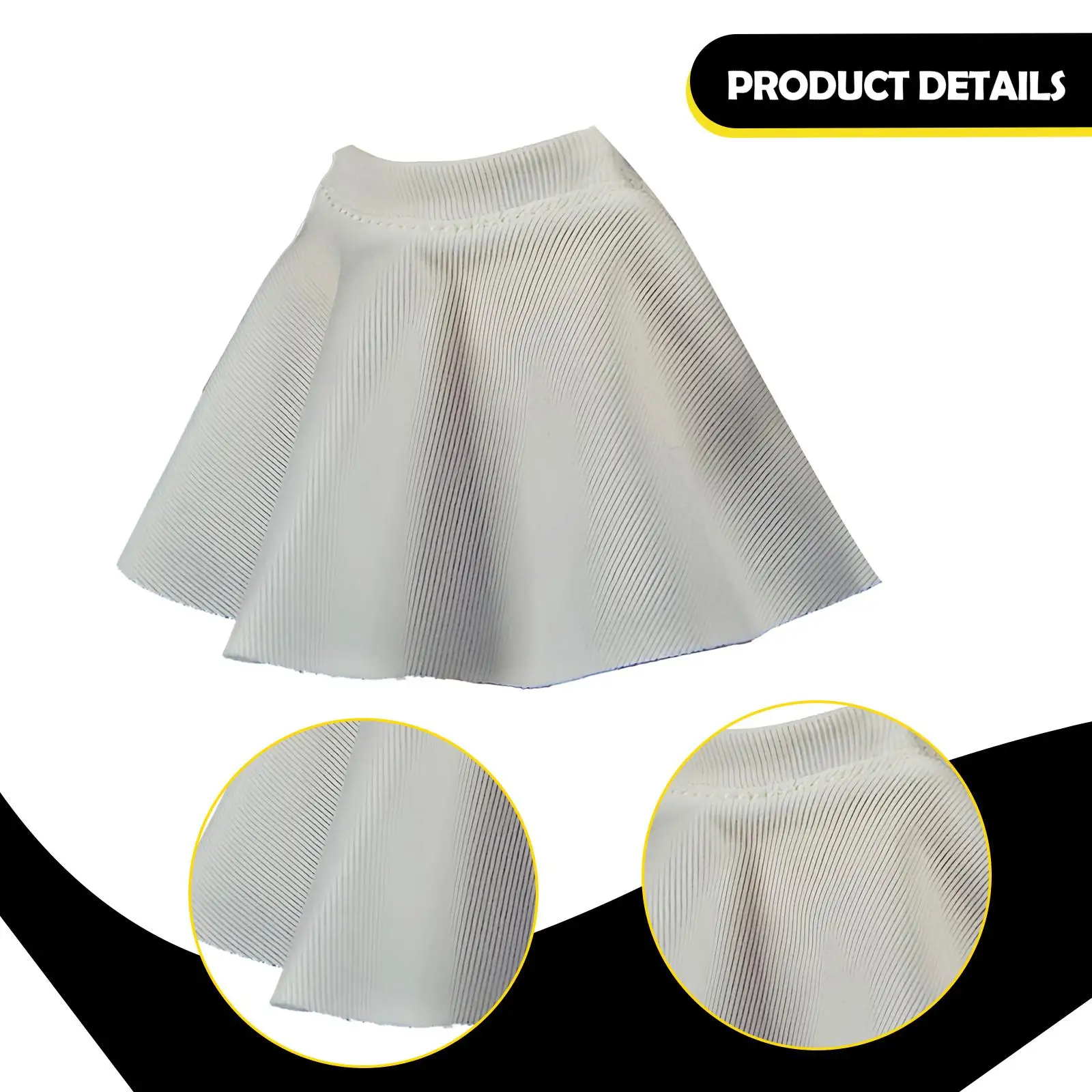 Short Skirt Miniature Clothing Outfit 1 12 Scale Figure Dress Up for 6 Inch Female Action Figure and Toy Models