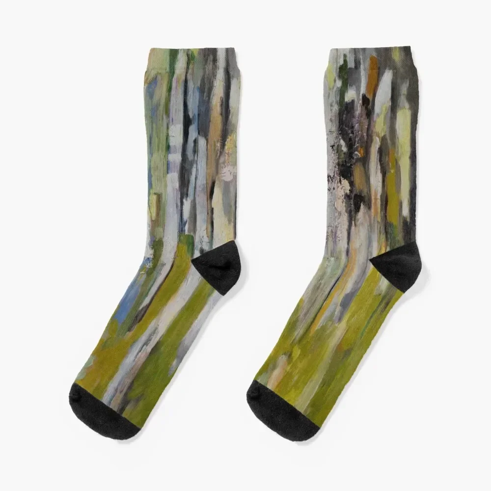 Mysterious Vision of a Forrest Socks designer brand moving stockings luxury Socks For Men Women's