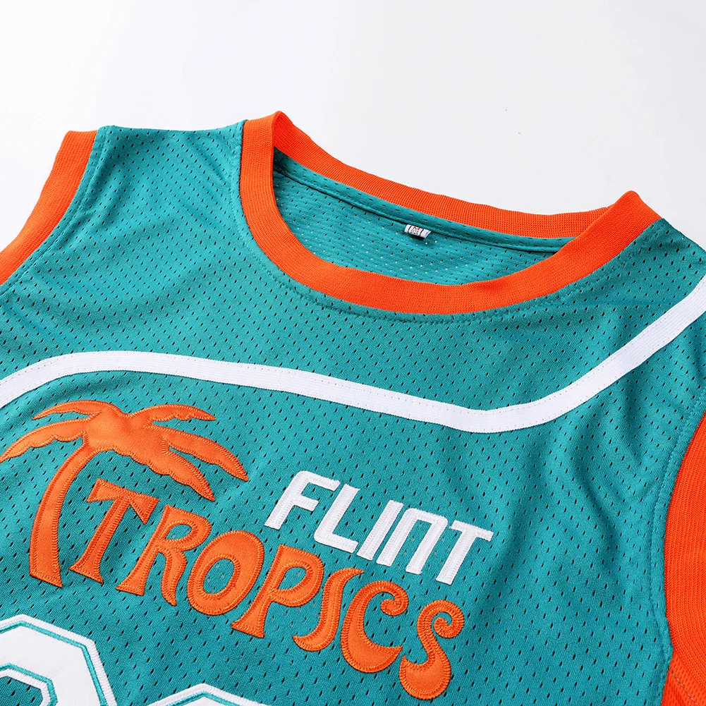 MOVIE Flint Tropics 7 Coffee Black #11 ED Monix #33 Moon 69 DOWNTOWN Jersey Retro Movie Basketball Jersey Cheap Throwback