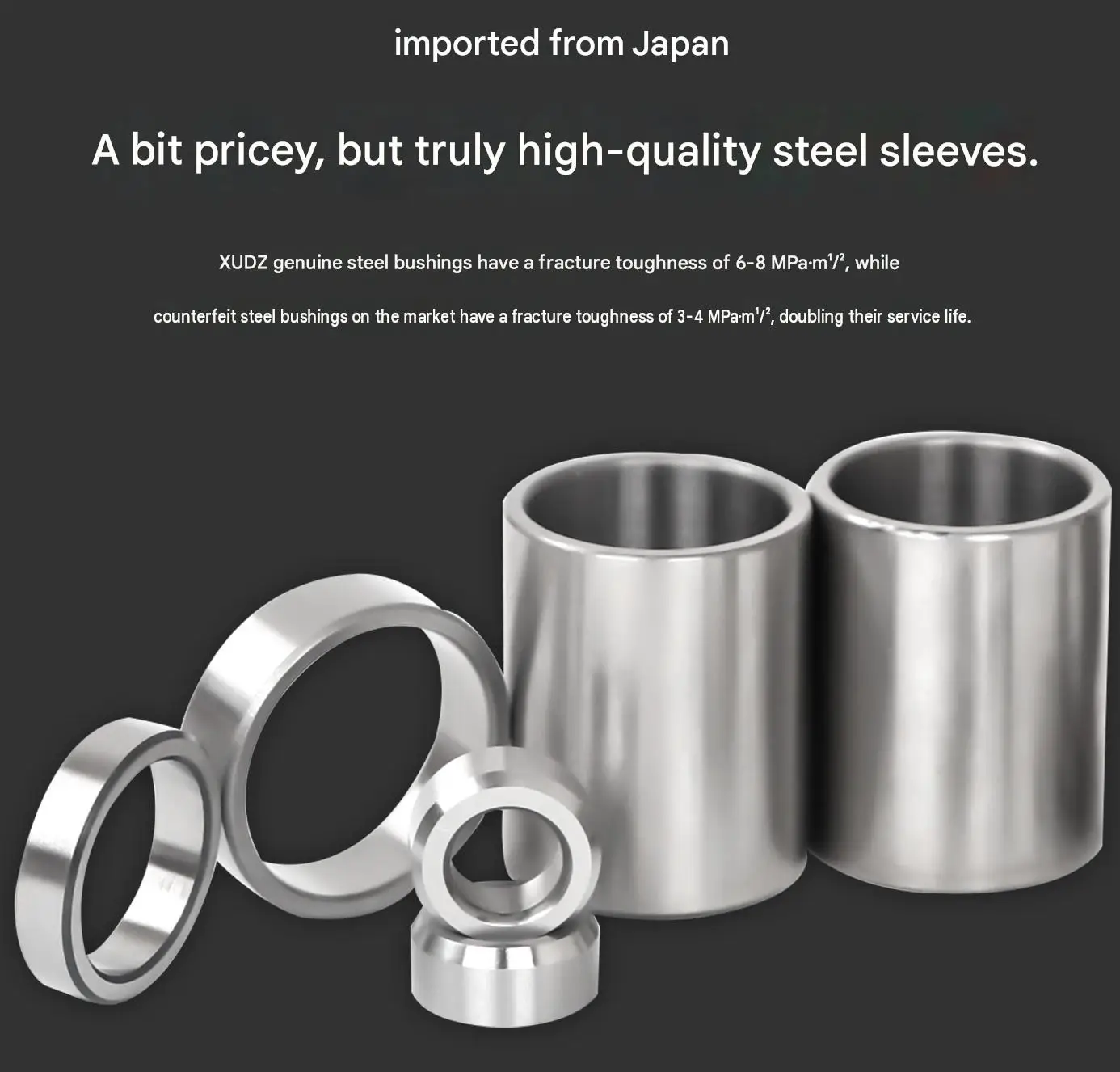 Bearing Steel Bushing Sleeve Set, Wear-Resistant Shaft Sleeve, Inner Diameter 4-40mm, Custom Sizes