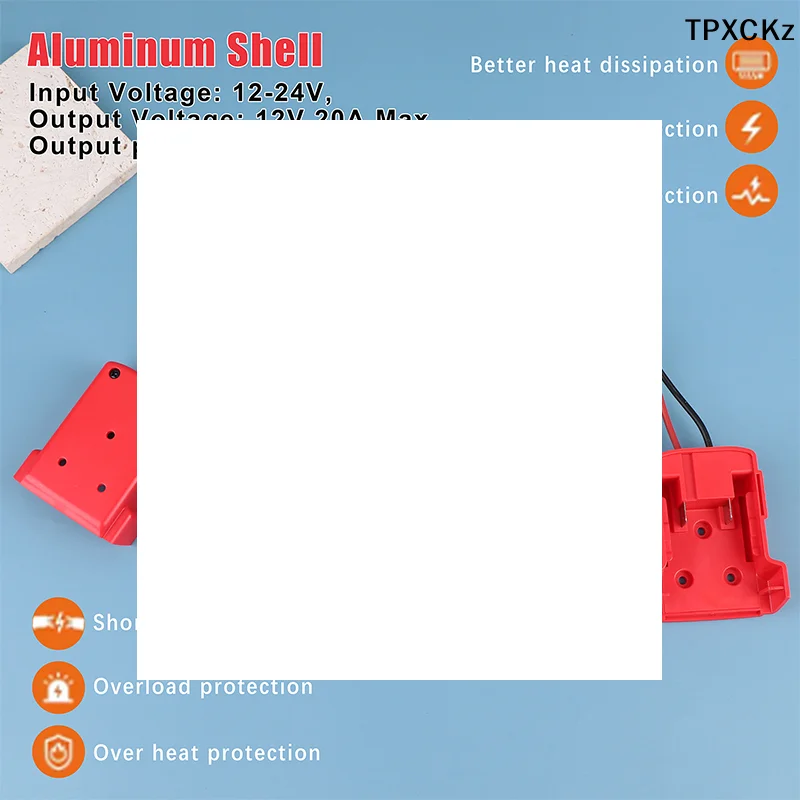 

Понижающий преобразователь 18 В до 12 В для адаптера аккумулятора с силовым колесом M18, инвертор постоянного тока 12 В, 20 А, 240 Вт, автоматический понижающий преобразователь