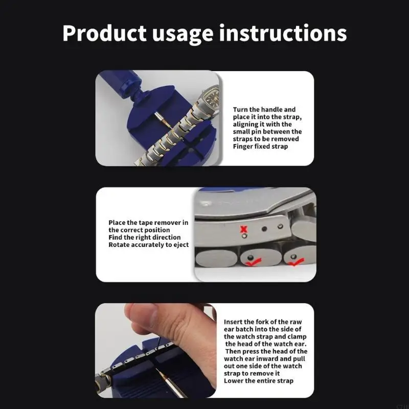  Professional Plastic Watch Band Removal Tools With Multi Size Compatibility