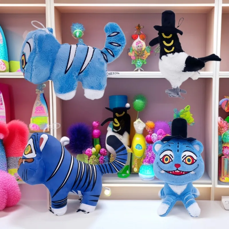 

Hot TreasuringU New Kpop Demon Plush Toys Game Hunters Tiger Stuffed Toy Doll Blue Tiger Animals Plushie Birthday Gifts