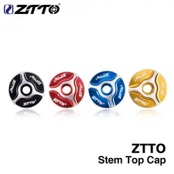 For ZTTO Stem Top Cap Fork Tube Aluminum Alloy Cover Fork Spacer Bicycle Bridge Steering Column Mountain Bicycle Accessories