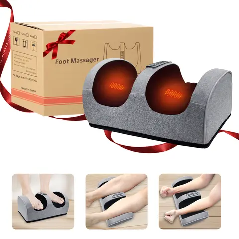 Foot massage machine Foot kneading foot leg massager electric heating home leg machine Christmas gifts, Valentine's Day gifts, M