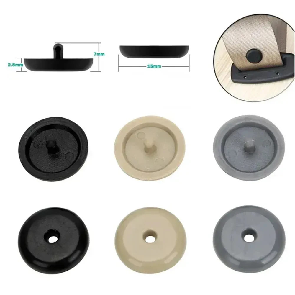 10 قطعة حزام الأمان للسيارة مشبك حزام مقعد السيارة زر التوقف مقاطع حزام الأمان الضابط السحابة التجنيب حزام الأمان زر التوقف بالجملة #5