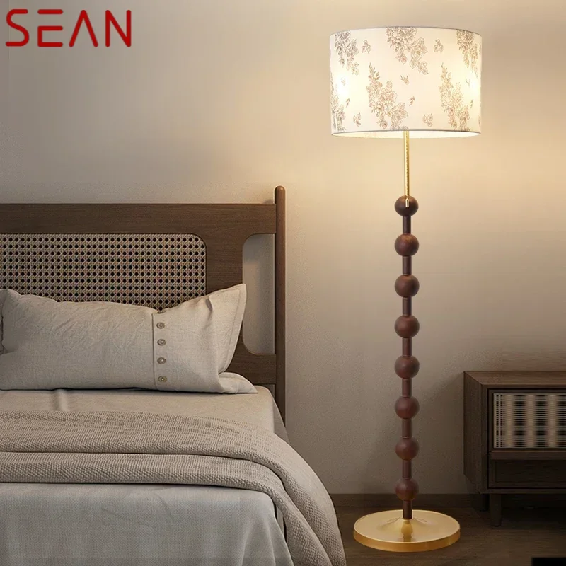 SEAN Lámpara de pie contemporánea Arte retro Dormitorio Sala de estar A lado del sofá LED Villa Hotel Luz de pie decorativa