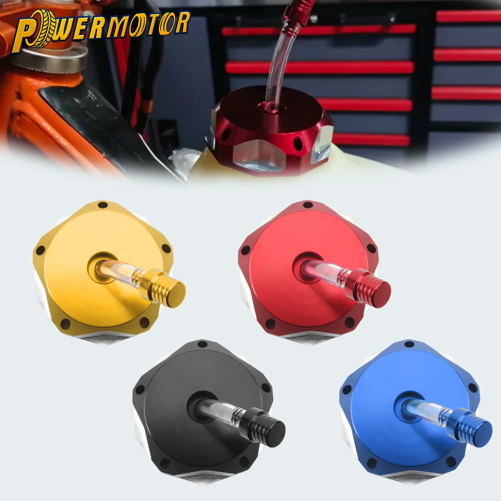 

Motorcycle 50mm Gas Fuel Tank Cap With Vent Cap CNC Aluminum Racing Universal Parts For Yamaha Honda Dirt Bike ATV Accessories