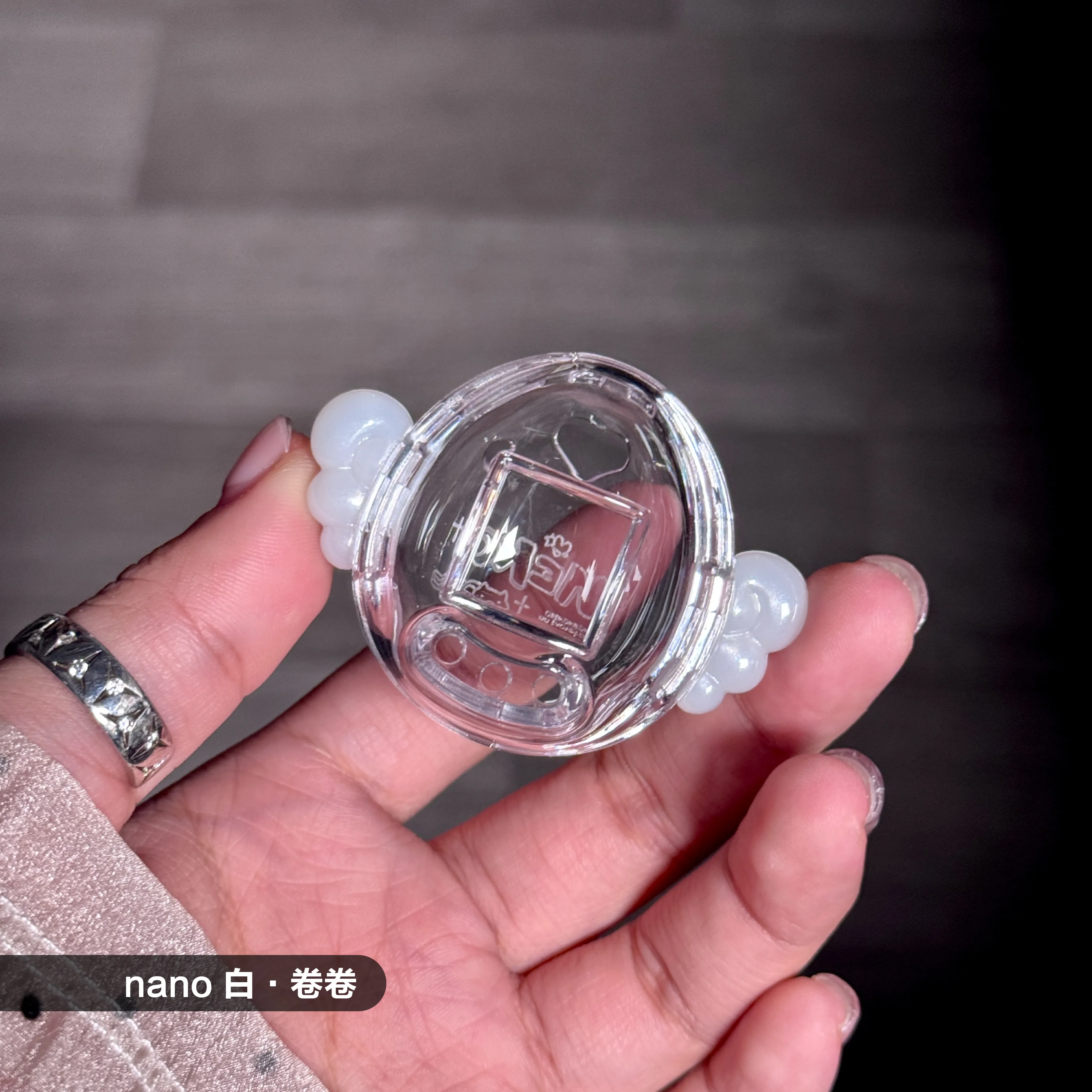 Tama Gotchi Nano Schutzhülle Transparente Hülle mit Flügelknöpfen Vollständige Abdeckung für Elektronisches Haustiergerät