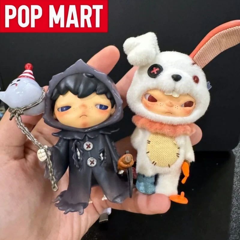 POP MART оригинальная карнавальная серия Hirono Monsters, слепая коробка, кукла, настольная игрушка, украшение для сцены, модель, загадочная коробка, подарок на фестиваль девушки