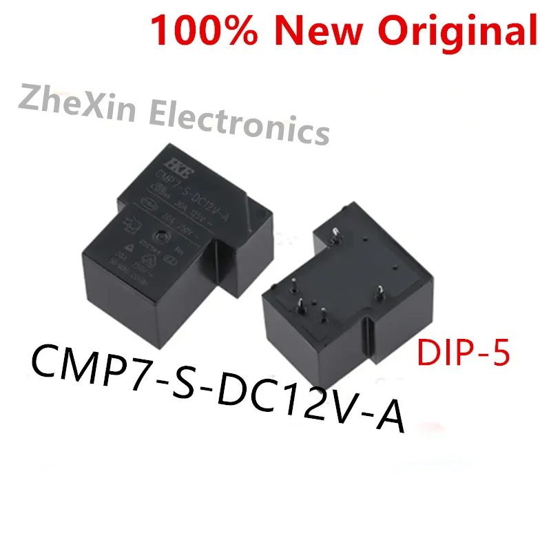 Relé Original, Novo, 5-10Pcs Lot, CMP7-S-DC12V-A, CMP7-S-DC24V-A, CMP7-S-DC5V-A, DIP-5