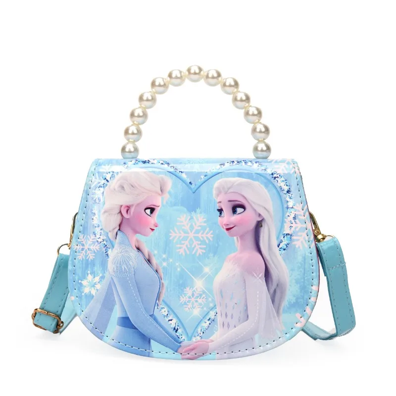 

Disney Princess Elsa Shoulder Bag for Girls Pearl Handle Crossbody Purse Kids Birthday Gift