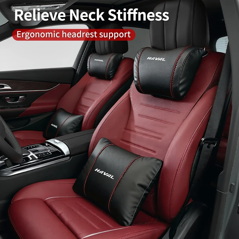 Car Seat Headrest Lumbar Support Neck Pillow Waist Cushion Backrest For Great Wall Haval F7 H6 H2 H3 H5 H7 H8 H9 M4 F7X F7H H2S