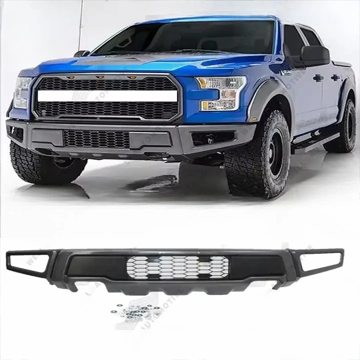 

Newest 4x4 Off-Road Accessories Steel Front Bumper Aftermarket Black Front Bumper Guard for F150 2015-2017custom