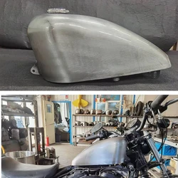 8 L Motorcycle Petrol Gas Oil Fuel Tank Handmade Can For Harley Sportster XL models 1995-2003