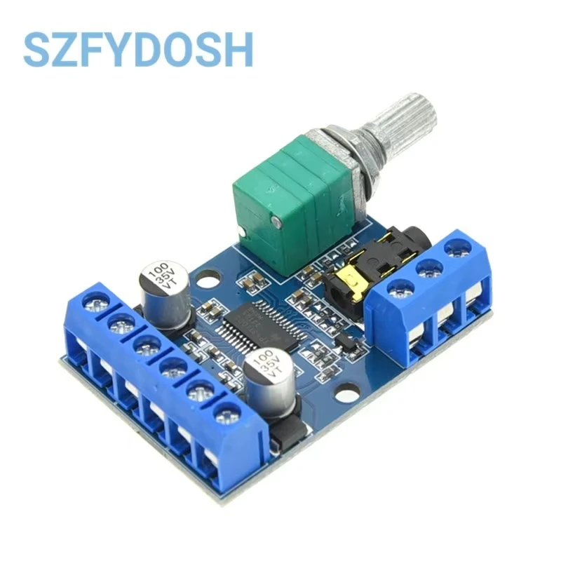 DY-AP3015 DC 8-24V 30W * 2 Class D Dual Channel High Power Stereo Digital Amplifier Board with Adjustable Volume Potentiometer