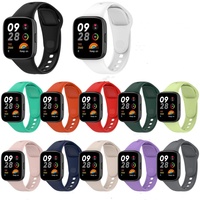 High Quality Soft Silicone Watch Strap for Redmi Watch 3 Smart Watch Replacement Sport Band Rubber Watch Bracelet Accessories