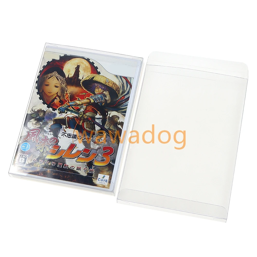 30 stuks PET-beschermdoos voor Wii Game Storage Collection Display Box