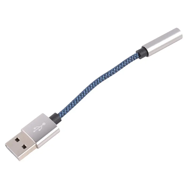 AED7-USB To 3.5Mm Audio Cable USB A To 3.5Mm Female External Stereo Sound Card Headphone Micphone Sound Adapter