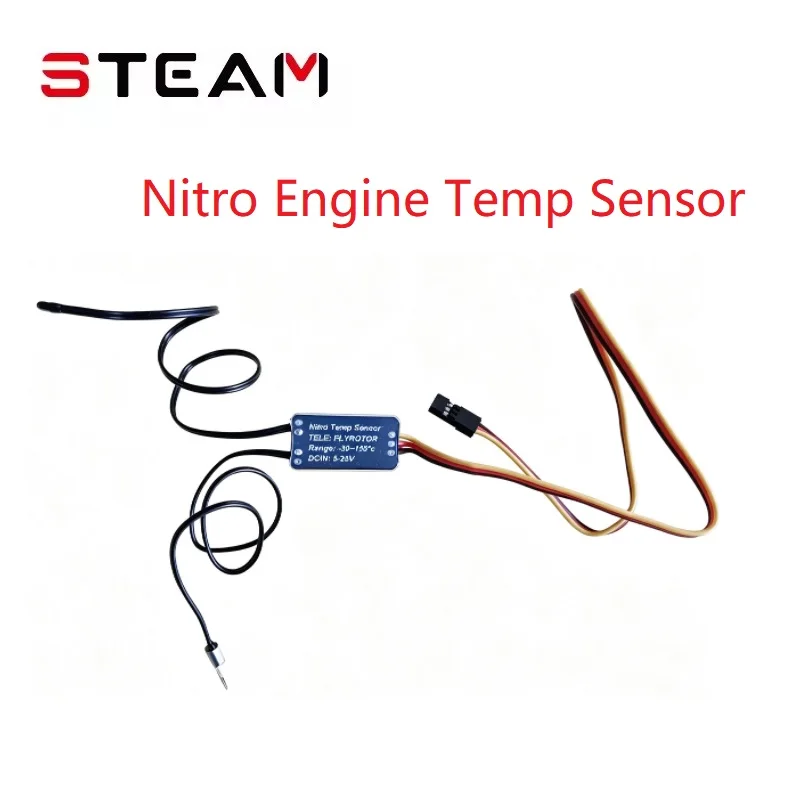 Steam FLYDRAGON Rotorflight Gyro Nitro Engine Temp Sensor Only for FLYROTOR Protocol Gyro RC Helicopter