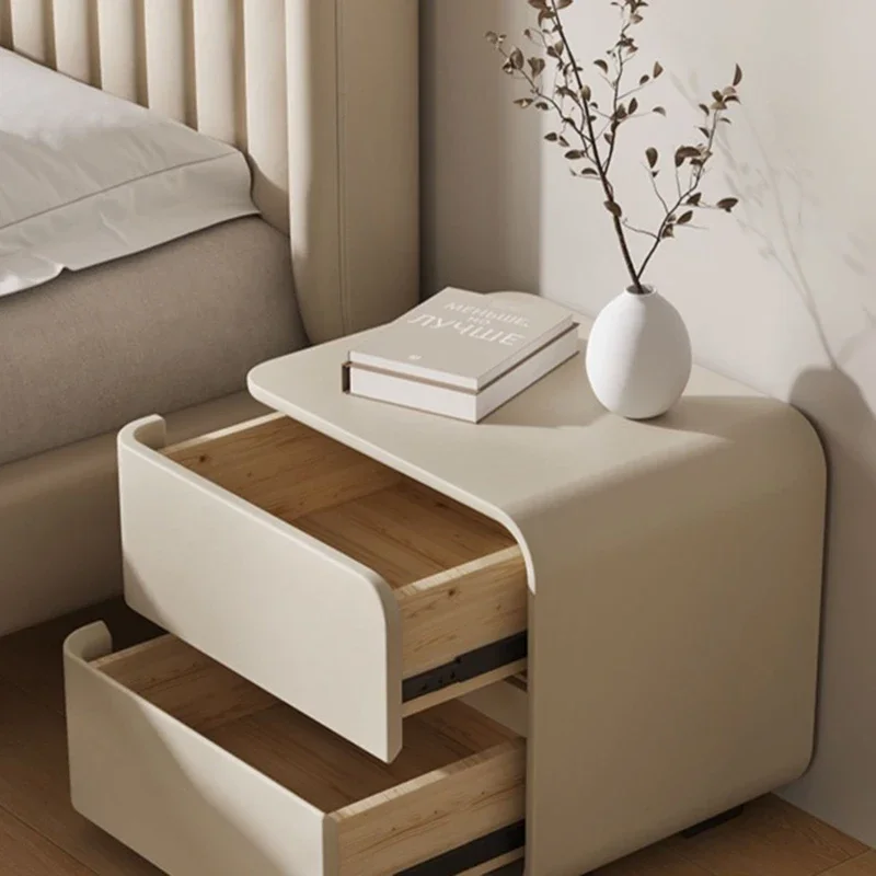 Factory Direct 2026 Nordic Side Console Modern Library Bedside Table Storage Italian Meuble De Rangement Bedroom Furniture